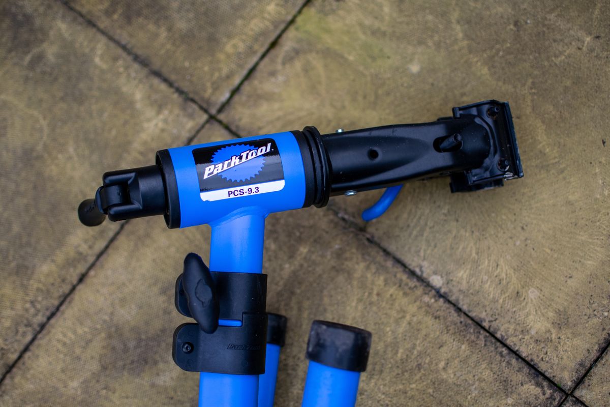 A Park Tool PCS 9.3 workstand