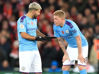 Sergio Aguero (left) and Keven De Bruyne (right) are among City's most prized assets