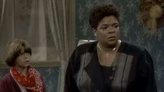 Joey Lawrence on the left as a kid, Nell Carter on the right in Gimme A Break