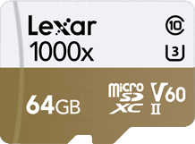 Lexar 1000X 64GB MicroSD Card
