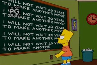 Simpsons Chalk Board