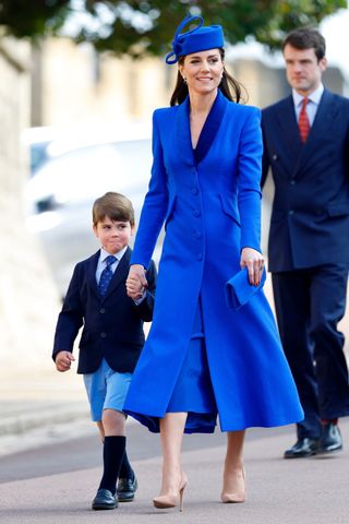 Kate Middleton wearing Catherine Walker Easter Sunday 2023