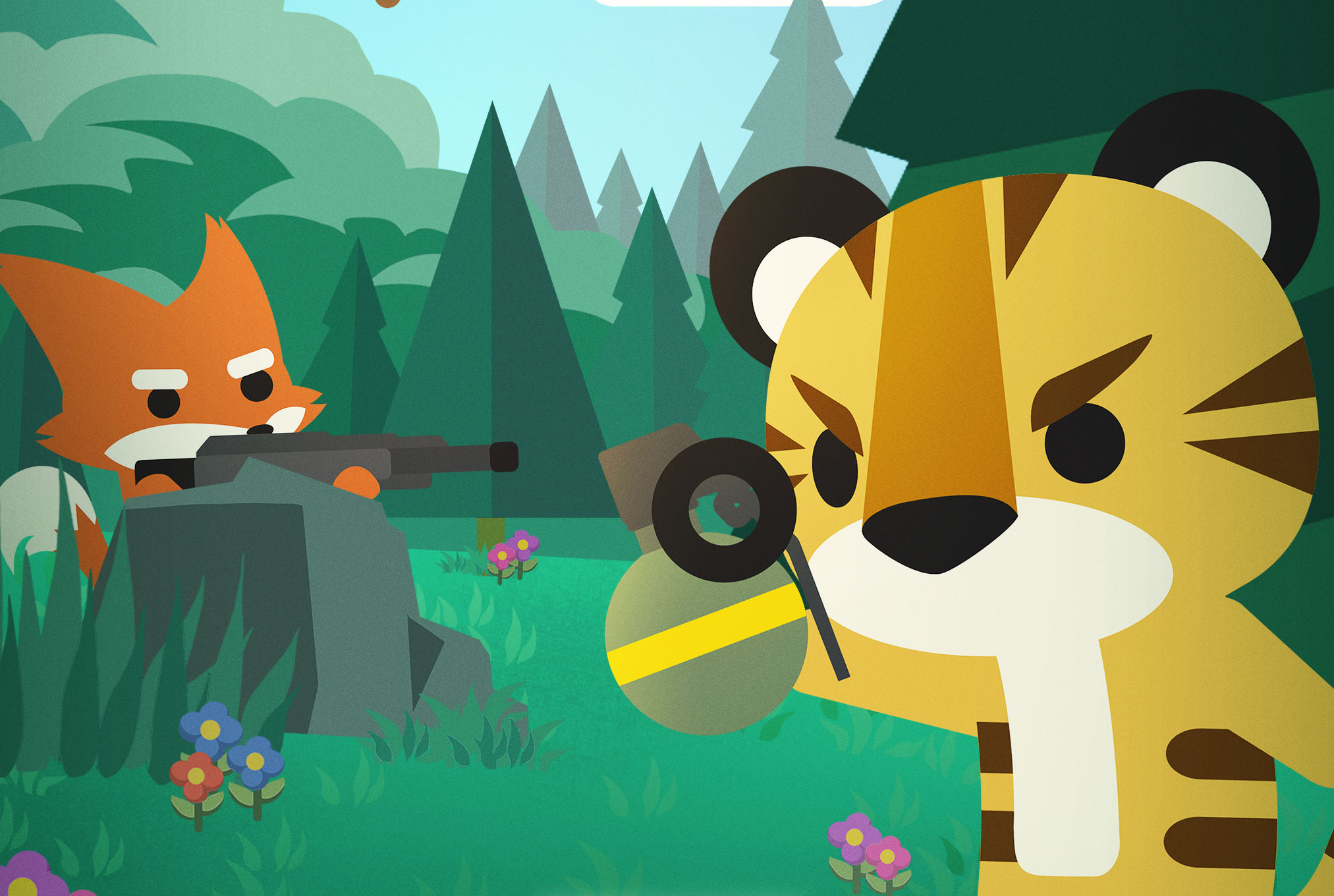 Cute animals murder each other adorably in this battle royale game ...