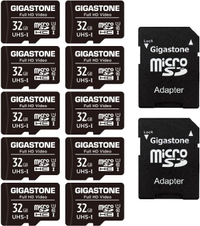 Gigastone  10-pack 32GB MicroSD cards