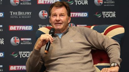 Sir Nick Faldo at the Betfred British Masters