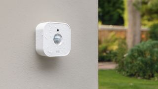 Eve motion sensor on a wall