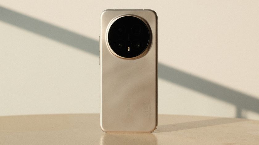 Honor Magic 8 Pro smartphone on a table in the sun