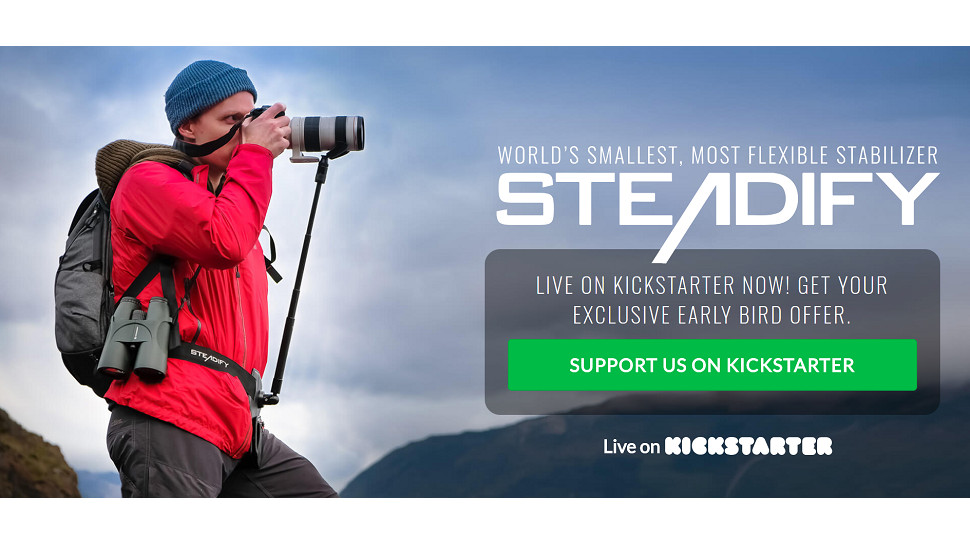 Steadify wearable monopod launched on Kickstarter