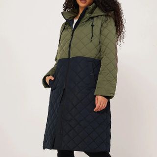 QVC Longline Quilted Coat