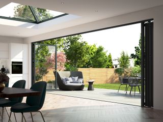Korniche bifold doors come with rebated or integrated cill options, while the Smart Thermal technology means your home will retain its efficiency. 