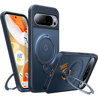 TORRAS 360 Spin Magnetic Stand Case for Google Pixel 9 Pro XL