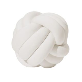 A white knot cushion