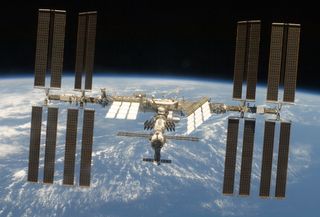 International Space Station Seen from Orbit