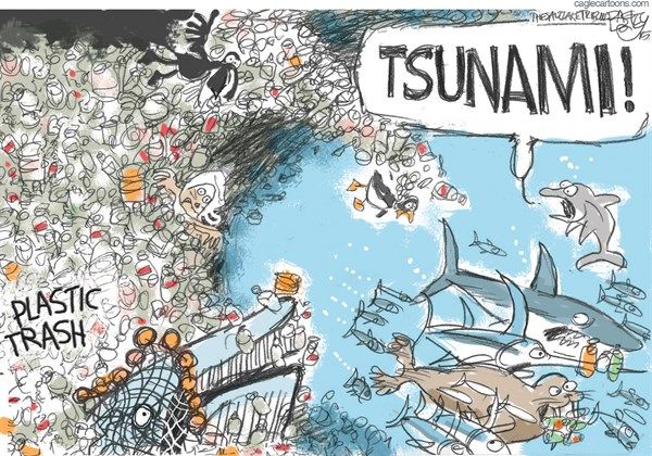 Editorial cartoon World Climate Change Pollution