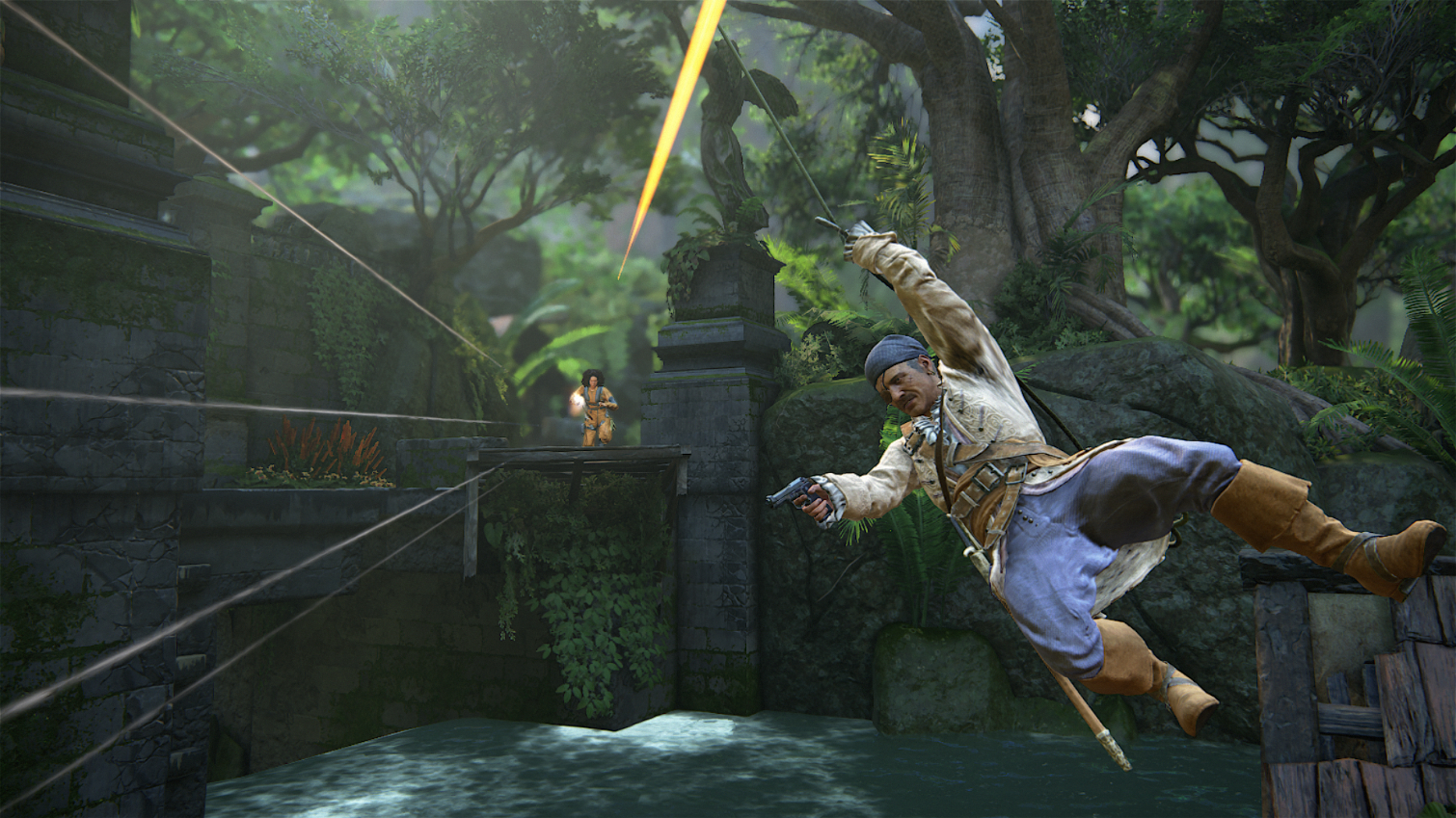 A scene from Uncharted 4's multiplayer mode