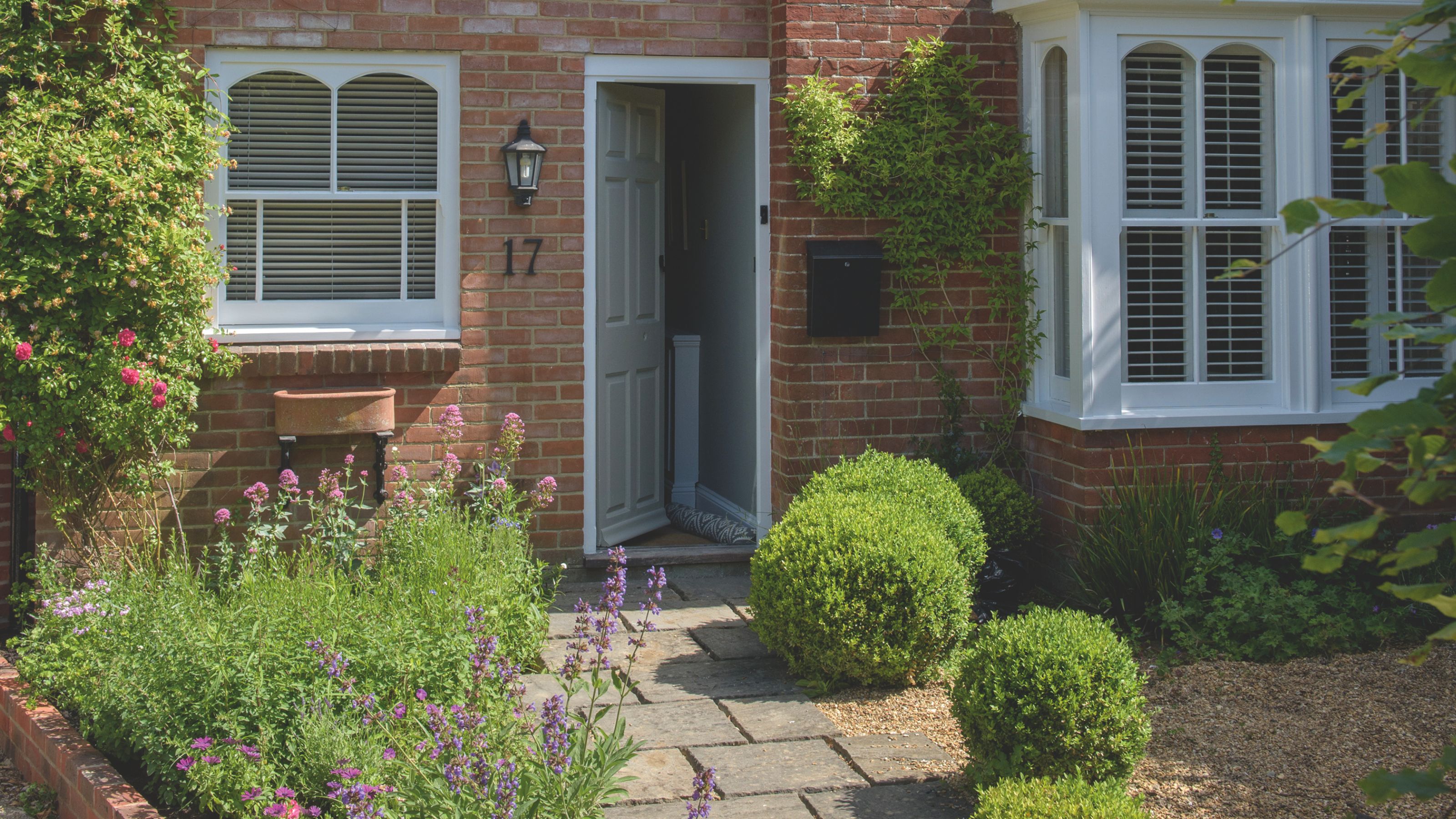 Period property exterior and pathway