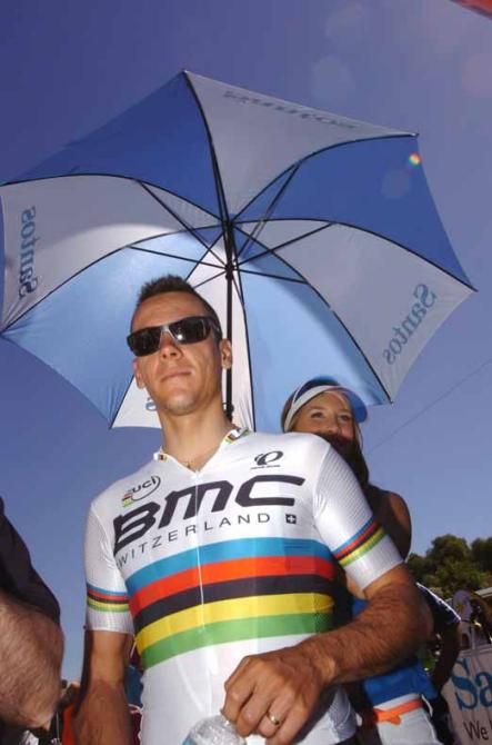 Philippe Gilbert (BMC) begins his season in the sunshine of Australia.