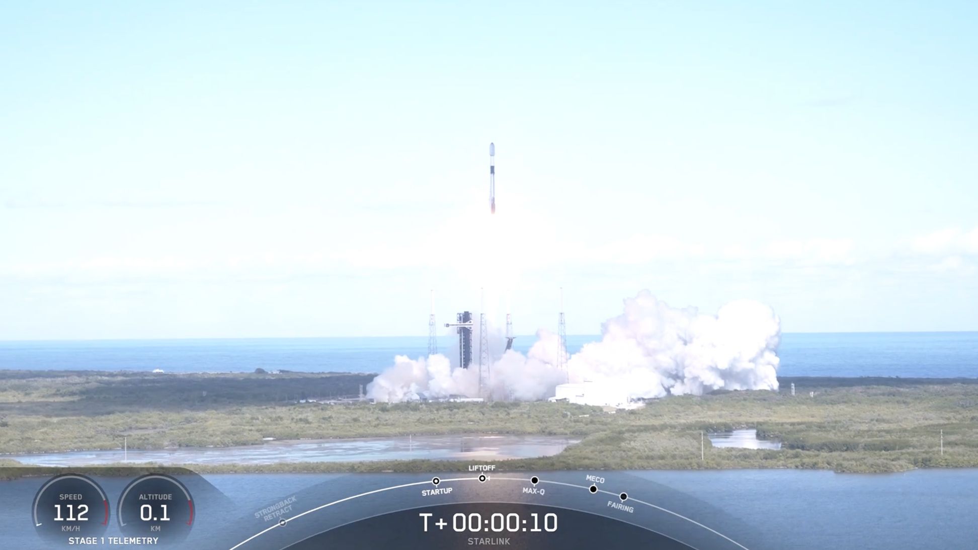 SpaceX Falcon 9 rocket launches Starlink satellites on record-breaking ...