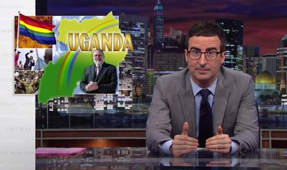 John Oliver celebrates gay pride by lauding the U.S., bashing its export of homophobia