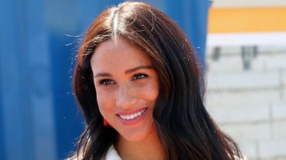 Meghan Markle with shiny hair