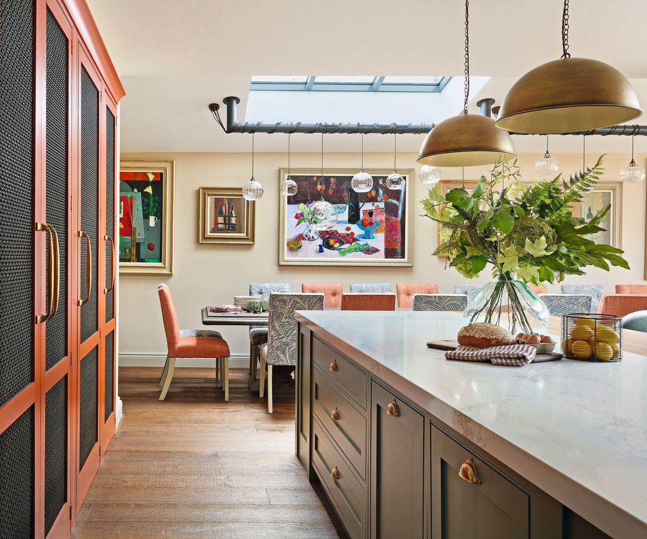 Grey drawers and countertop