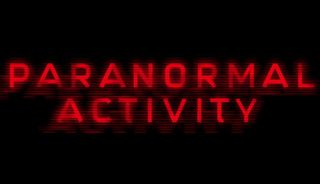 The Paranormal Activity logo, one of the best horror movie logos