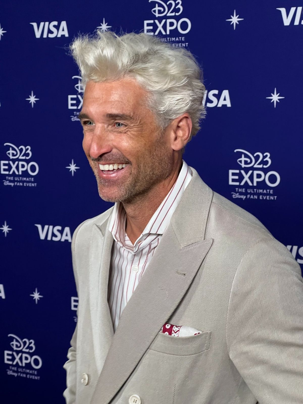 Patrick Dempsey Has White Hair Now, So Of Course He Was Asked About