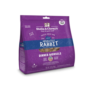 Stella & Chewy's Absolutely Rabbit Dinner Morsels Freeze-Dried Raw Cat Food, one of the best dry cat foods