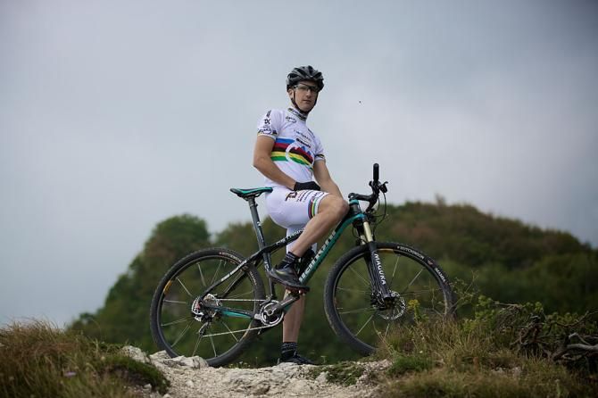 U23 World Champion Gerhard Kerschbaumer (TX Active Bianchi)