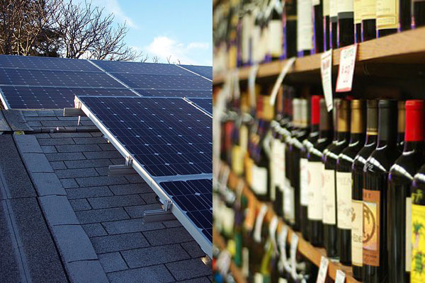 China solar panel EU wine
