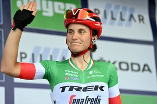 HARLOW ENGLAND JUNE 07 Elisa Longo Borghini of Italy and Team Trek Segafredo during the team presentation prior to the 8th The Womens Tour 2022 Stage 2 a 921km stage from Harlow to Harlow WomensTour UCIWWT on June 07 2022 in Harlow England Photo by Justin SetterfieldGetty Images