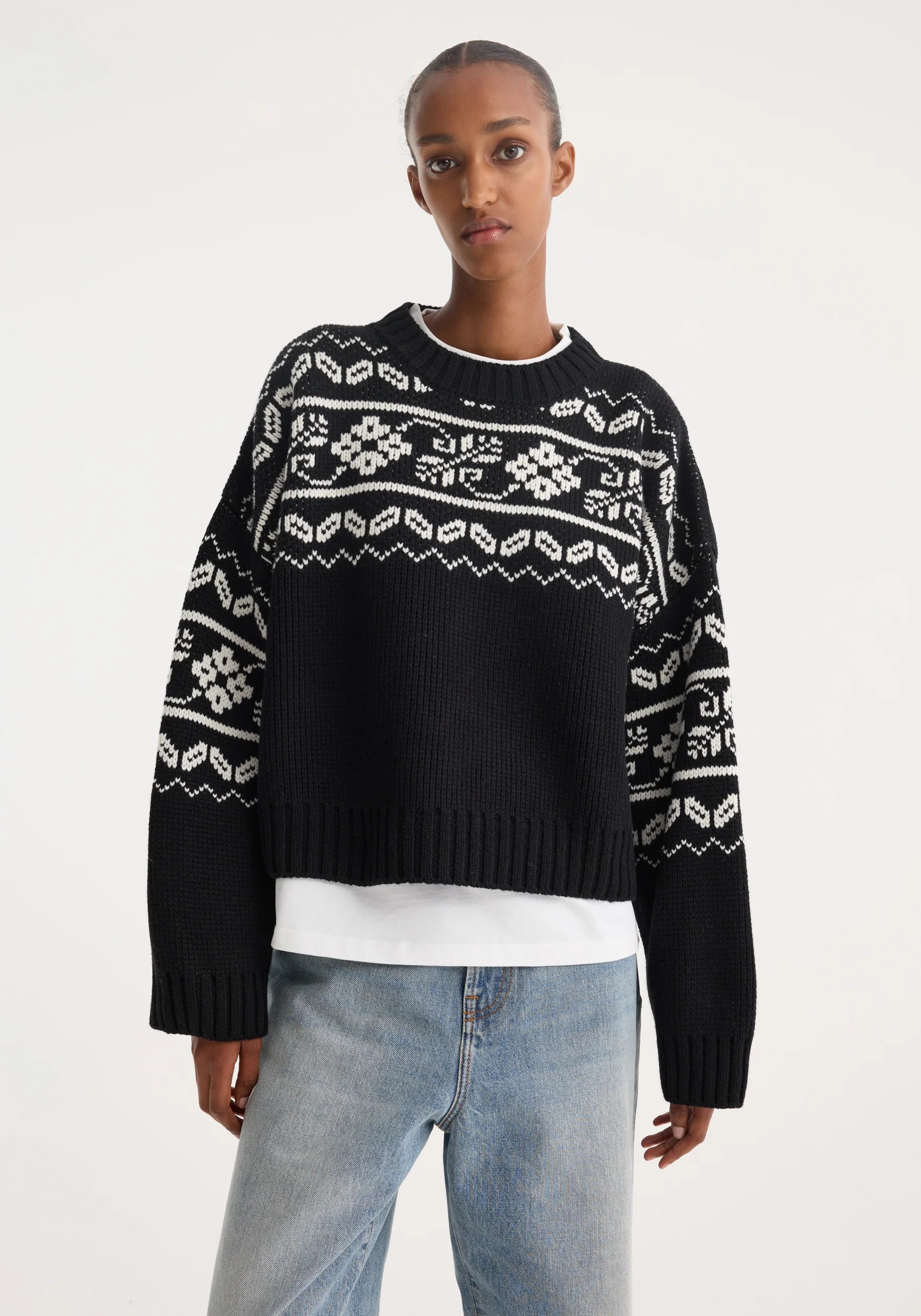 rohe , Fair Isle Knitted Sweater