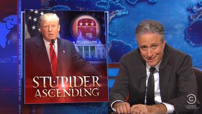 Jon Stewart has been obsessively following Trump 2016 so you do not have to