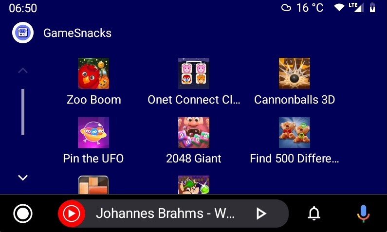 Gearsnacks Launcher Android Auto