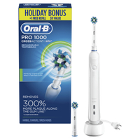 Oral-B 1000 CrossAction Electric Toothbrush with 2 Refills: $39.94