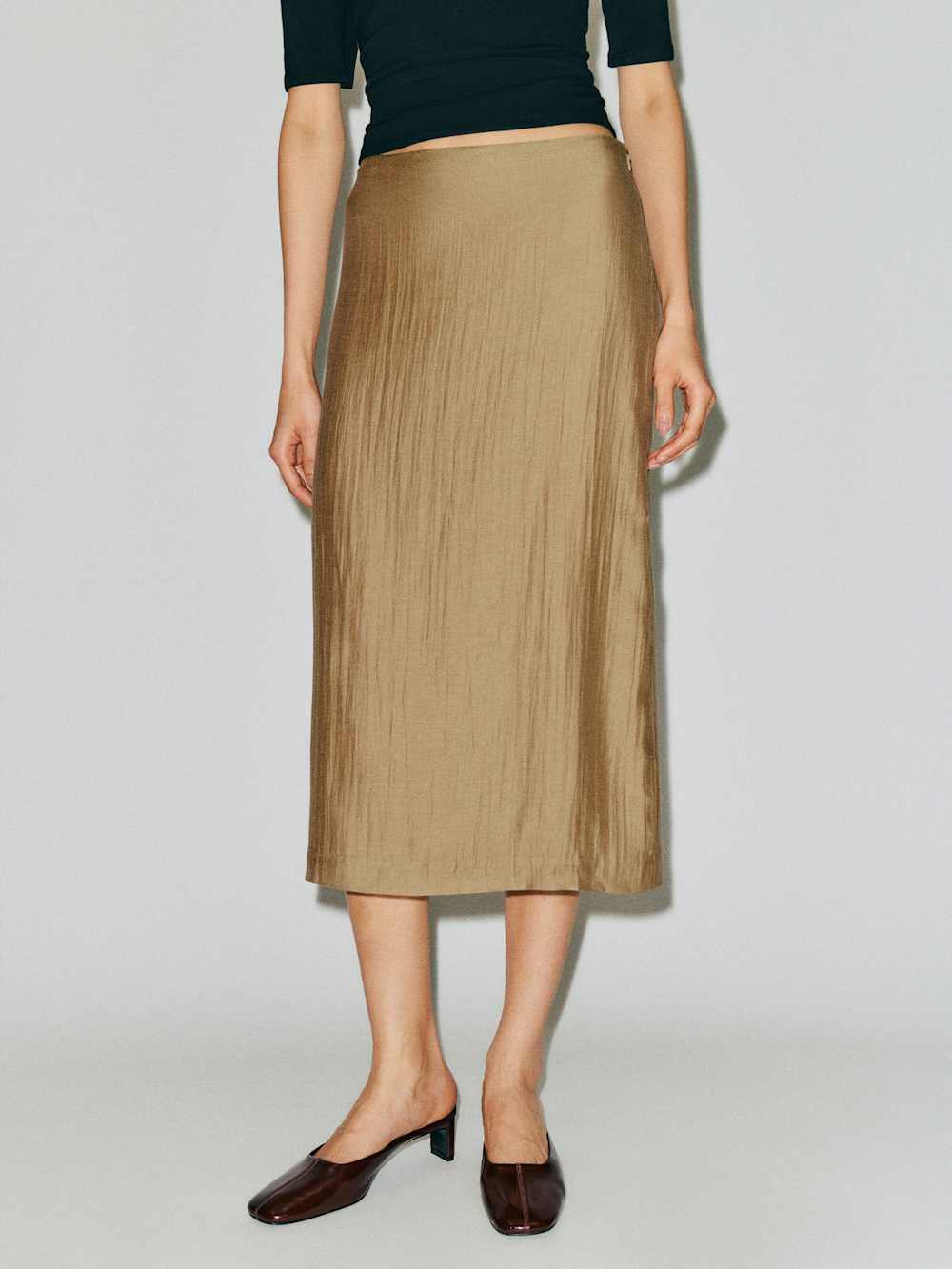 Helen Low Waist Midi Skirt