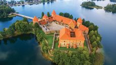 The castle at Trakai in Lithuania