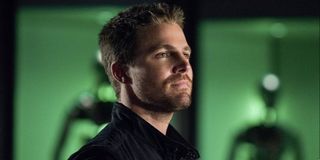 Stephen Amell as Oliver Queen on Arrow