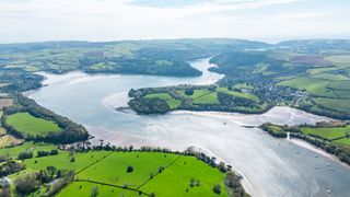 Bends in the River Dart, Devon UK