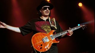 Concert Of Carlos Santana In Bercy, Paris in Paris, France on May 29, 2000. 