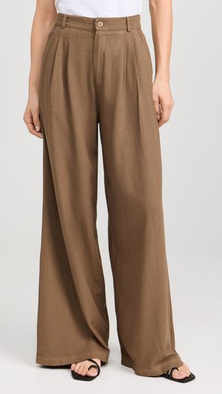 Stateside, Linen Wide Leg Trousers