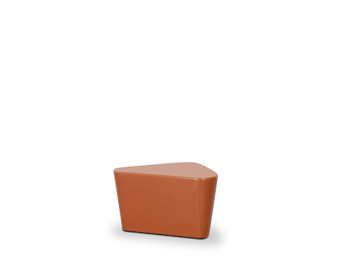 Milan Design Week Baxter Aegates orange irregular shaped coffee table