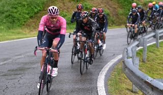 Filippo Ganna lost the race lead on stage four of the Giro d'Italia
