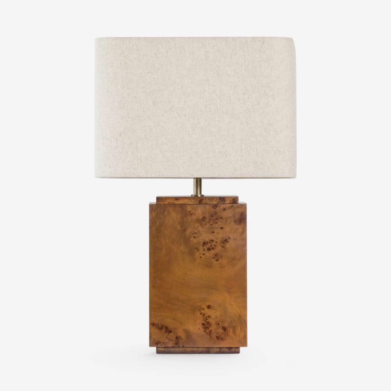 burl wood lamp
