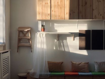 shelves and cupboards in Edinburgh interior renovation by ace design studio