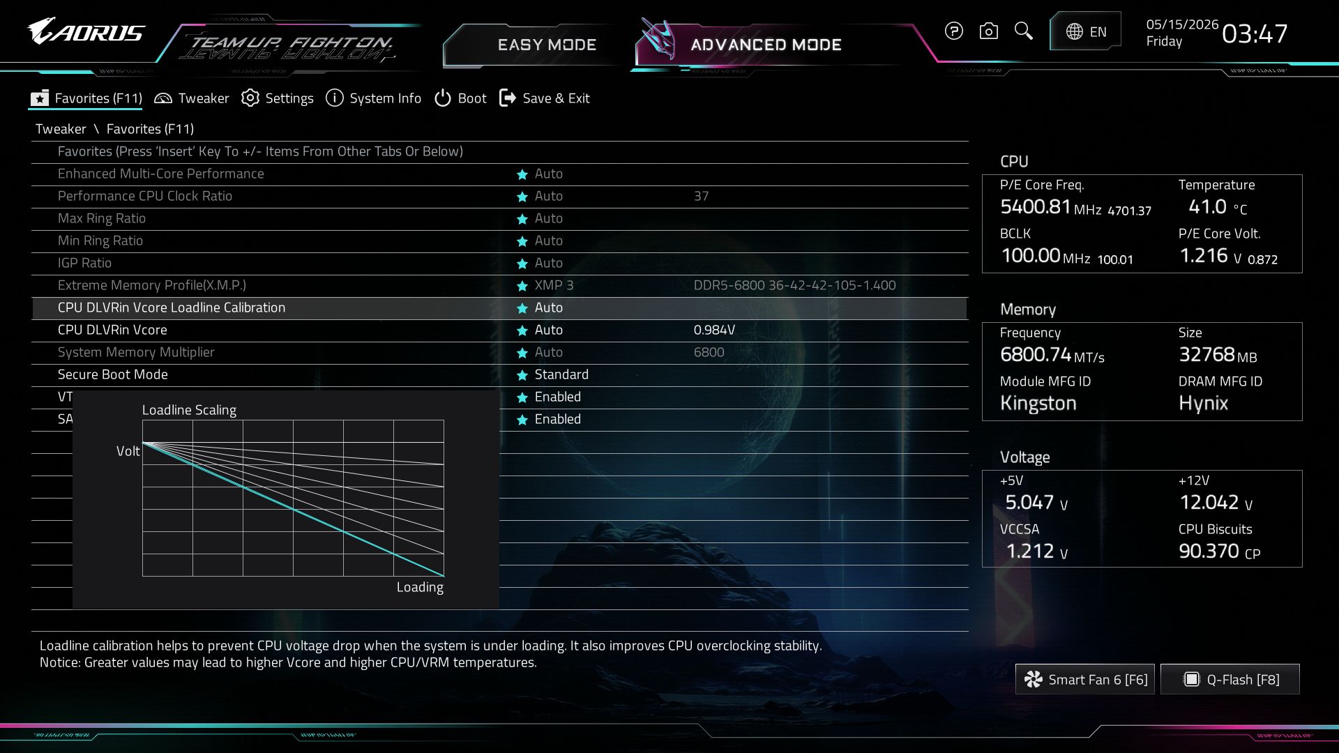 Gigabyte Z890 Aorus Elite Wifi7 Plus - BIOS