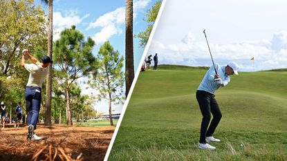 6 Coolest Shots In Golf: Rory McIlroy and Jordan Spieth hitting cool golf shots from the trees and off the green