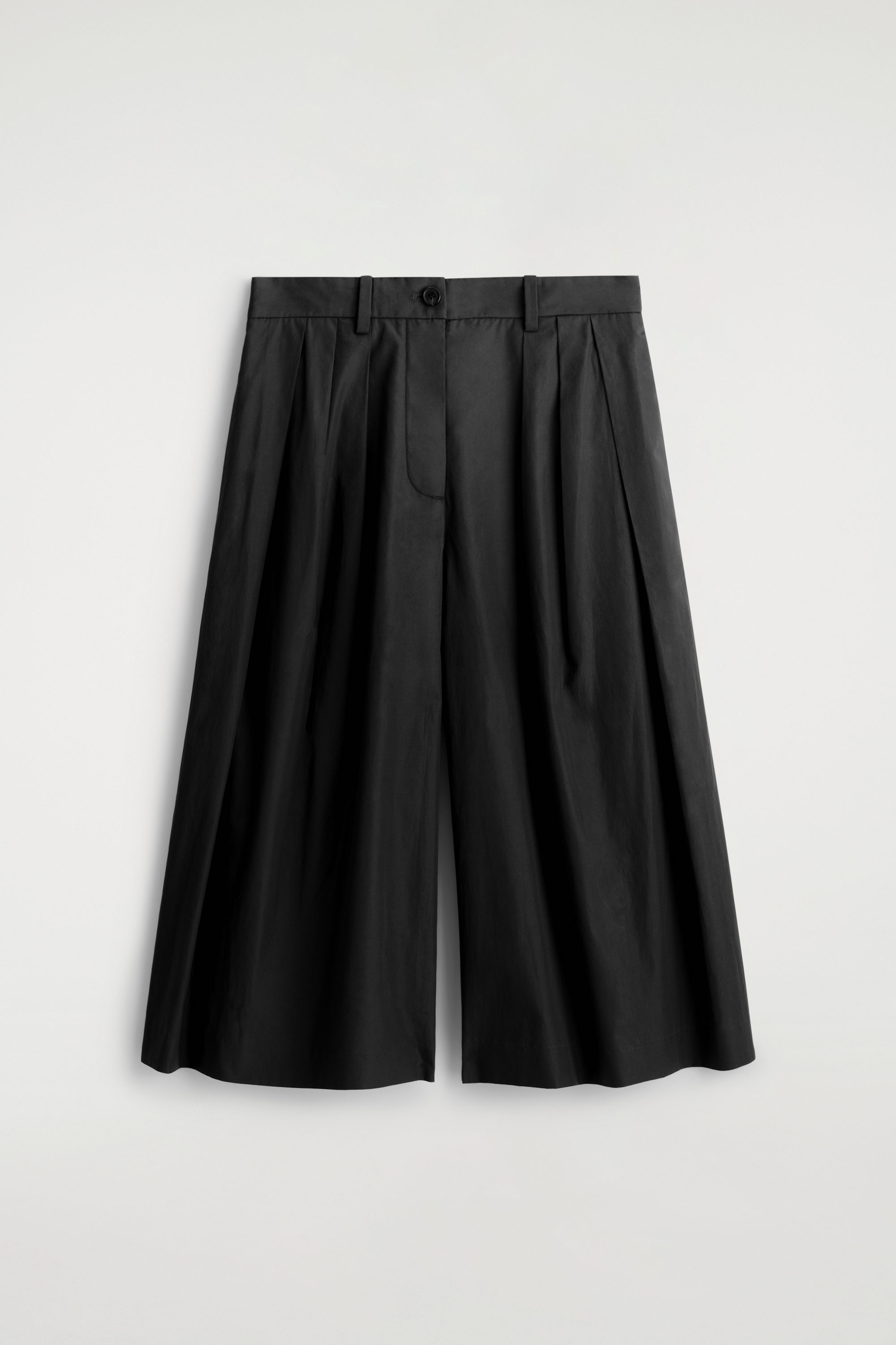 Pleated Cotton Pants