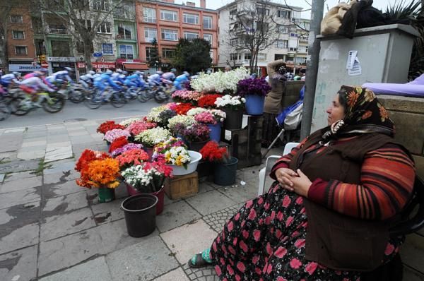 Flower power for cycling in Turkey