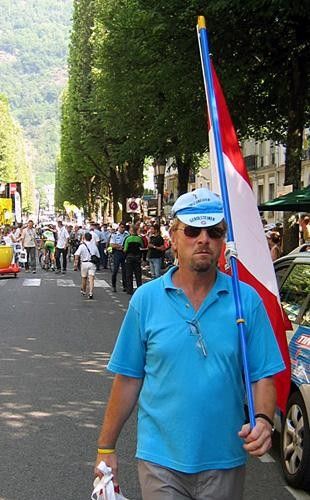 An Austrian fan, you don't see them quite often